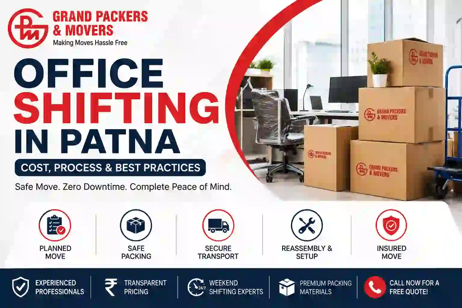 Office Shifting in Patna: Cost, Process & Best Practices